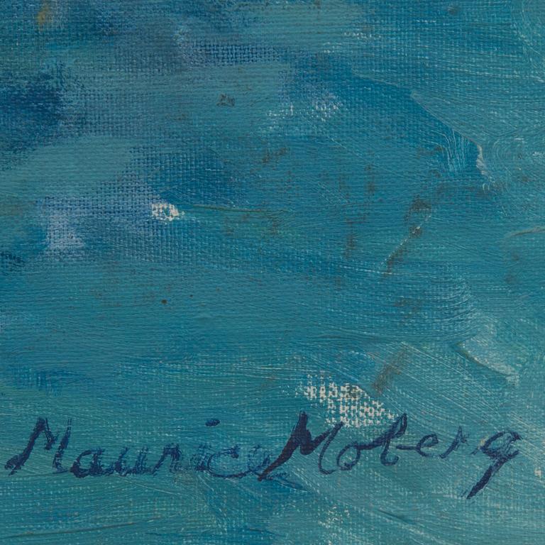 MAURICE MOBERG, olja på duk, signerad.