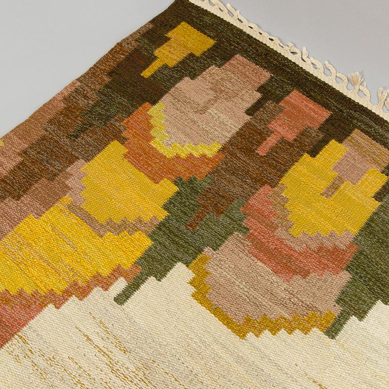 Judith Johansson, rug, "Björkhult". Flat weave. 320 x 232 cm. Signed JJ (Judith Johansson).