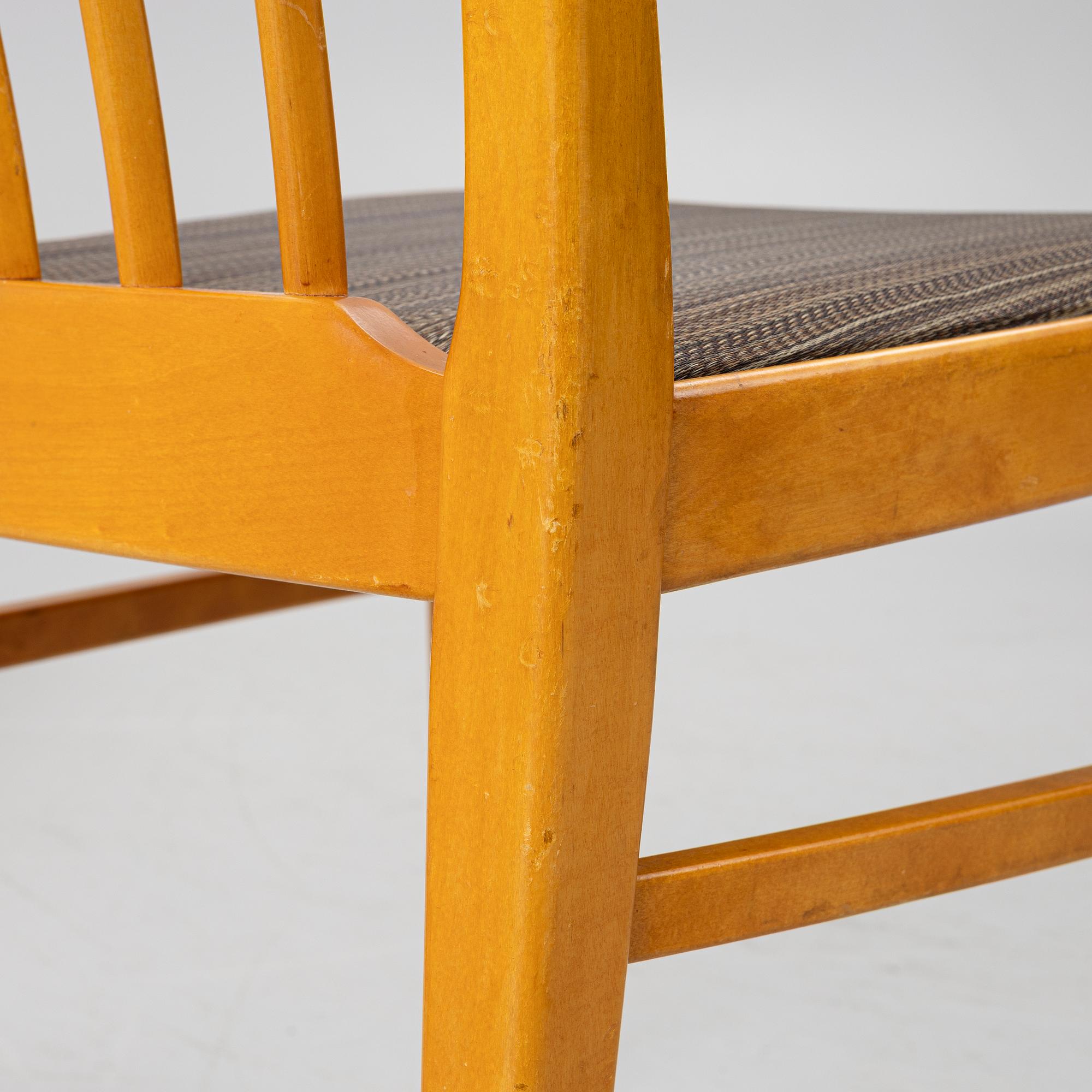 Carl Malmsten, Four chairs, “Herrgården”, Bodafors.