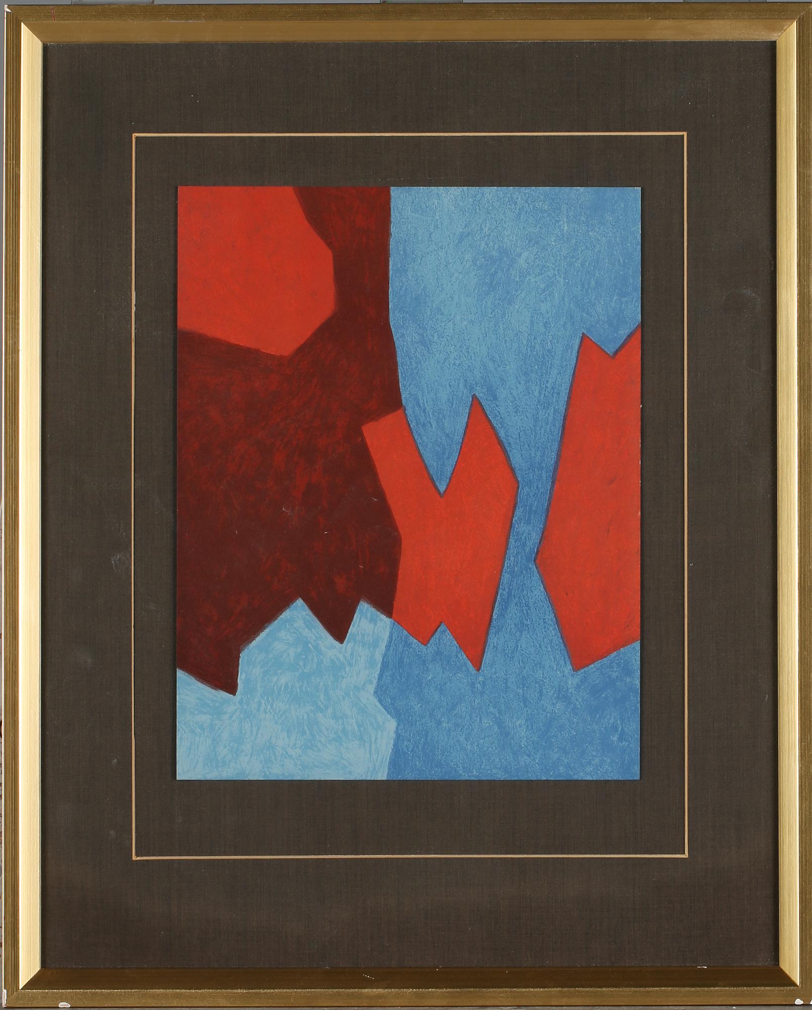 SERGE POLIAKOFF, efter, färglitografi, osignerad.
