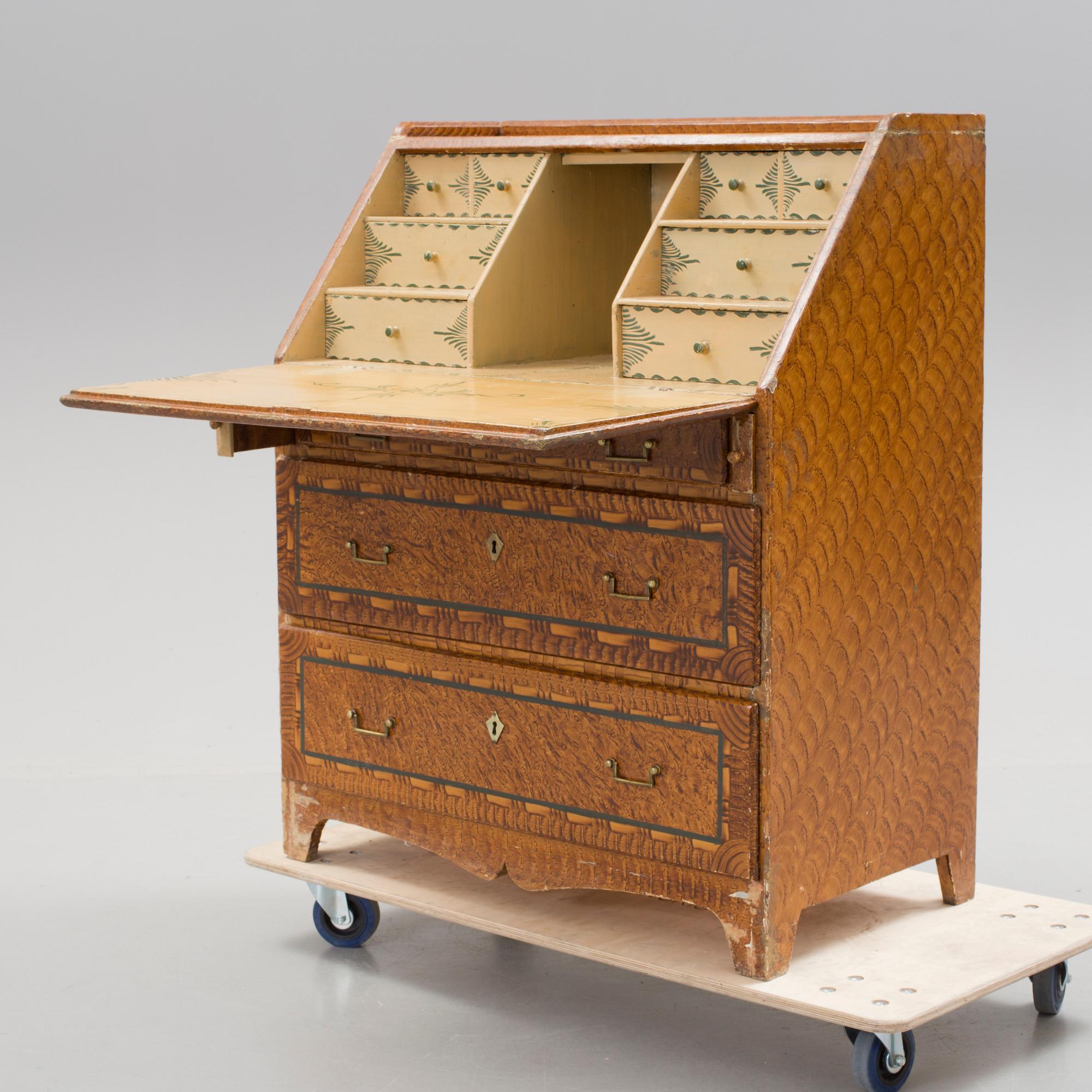 SKRIVSEKRETÄR, 1800-talets första hälft. Daterad 1839.