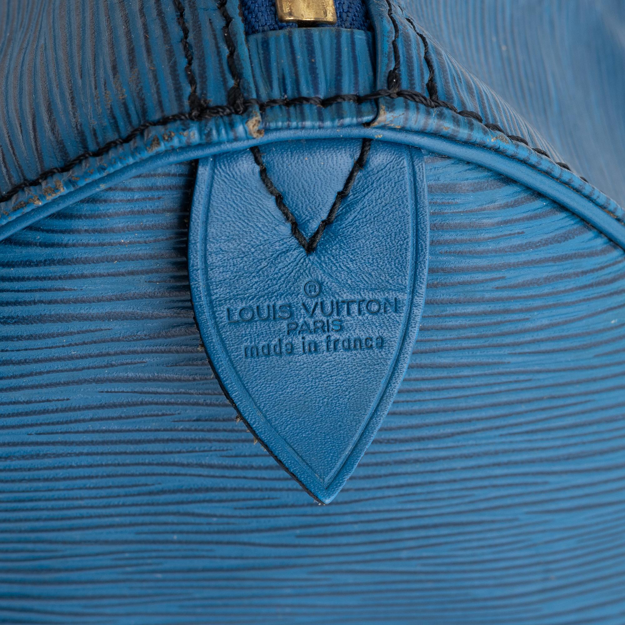 Louis Vuitton, weekendbag "Keepall Epi 50", 1990.