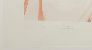 JAMES ROSENQUIST, a signed, dated and numbered colour lithograph with relief.