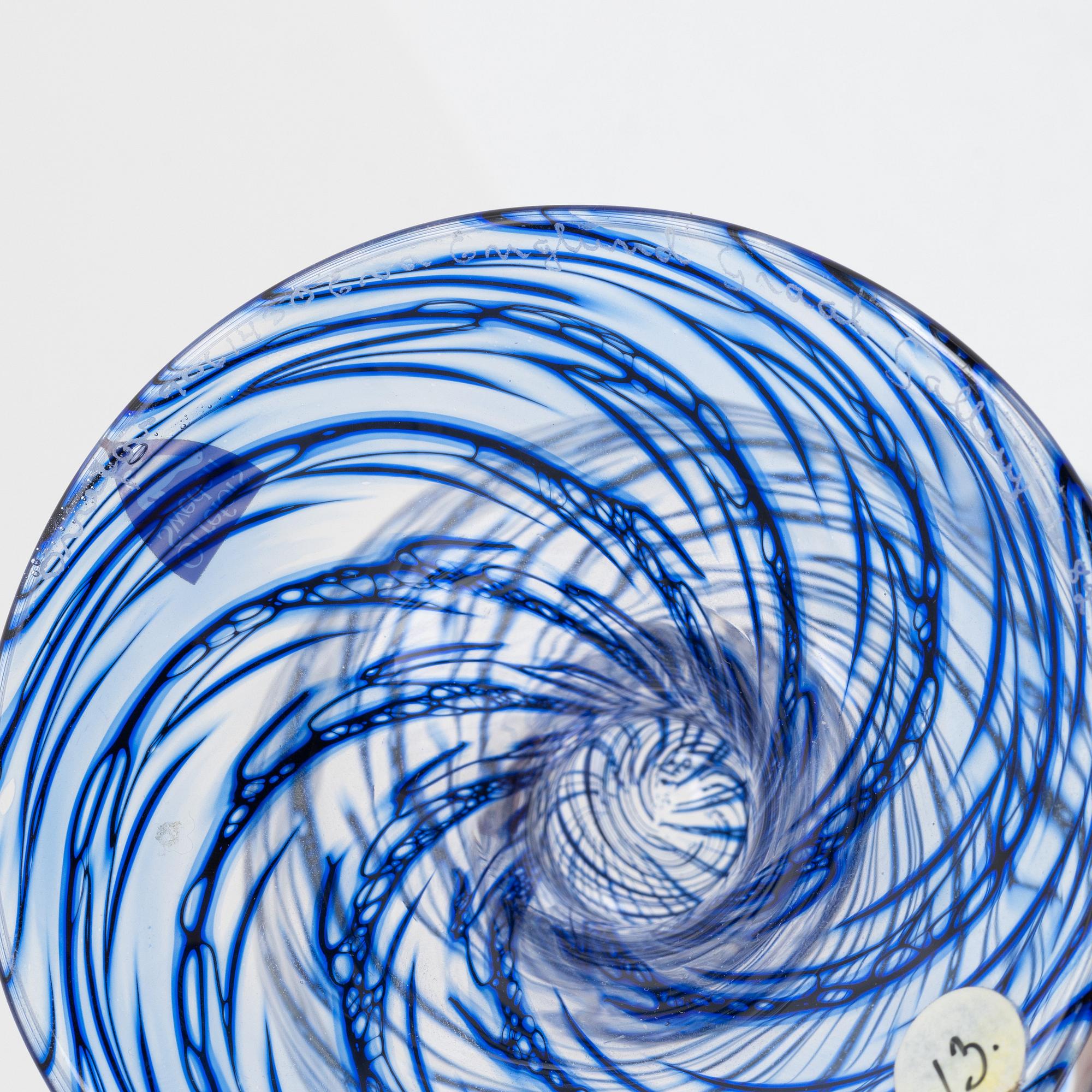 Eva Englund, pokal, graal, Orrefors Gallery, 1982.