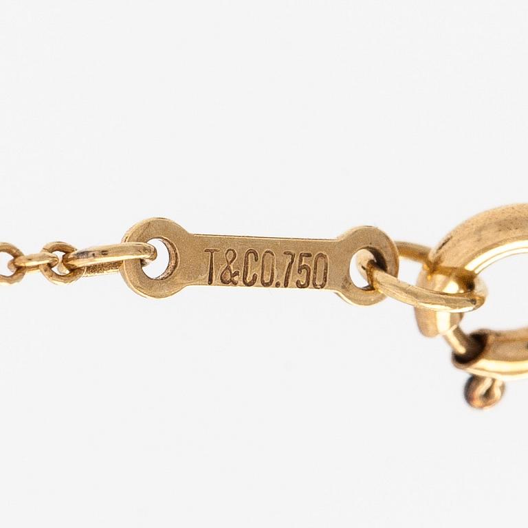 Tiffany & Co, Paloma Picasso, a "Double Loving Heart" necklace in 18K gold.