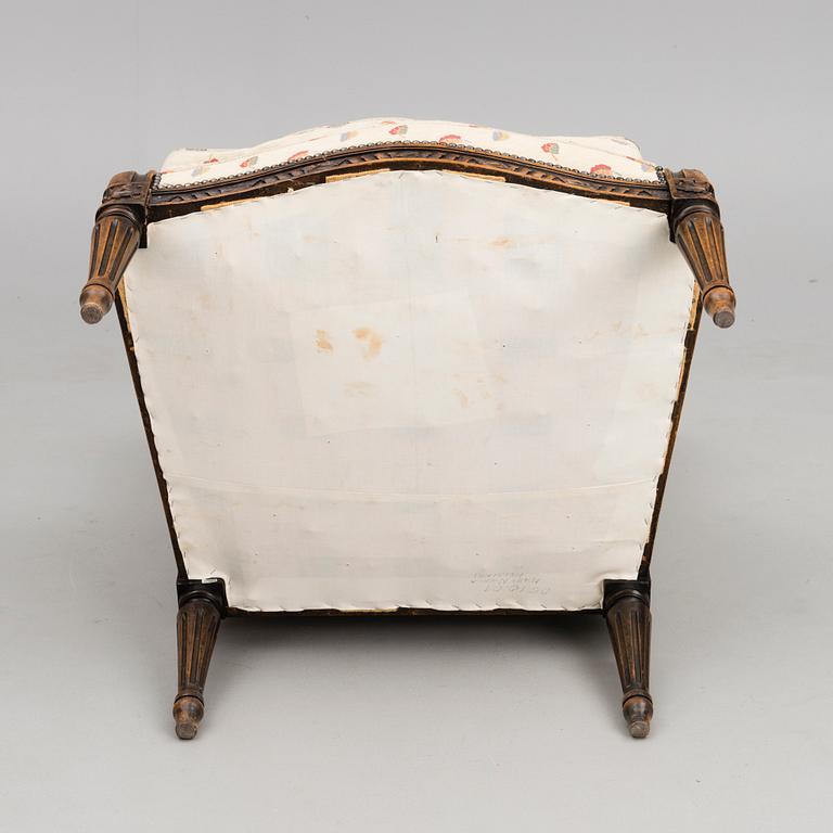 A French 18th Century Wingback Chair.