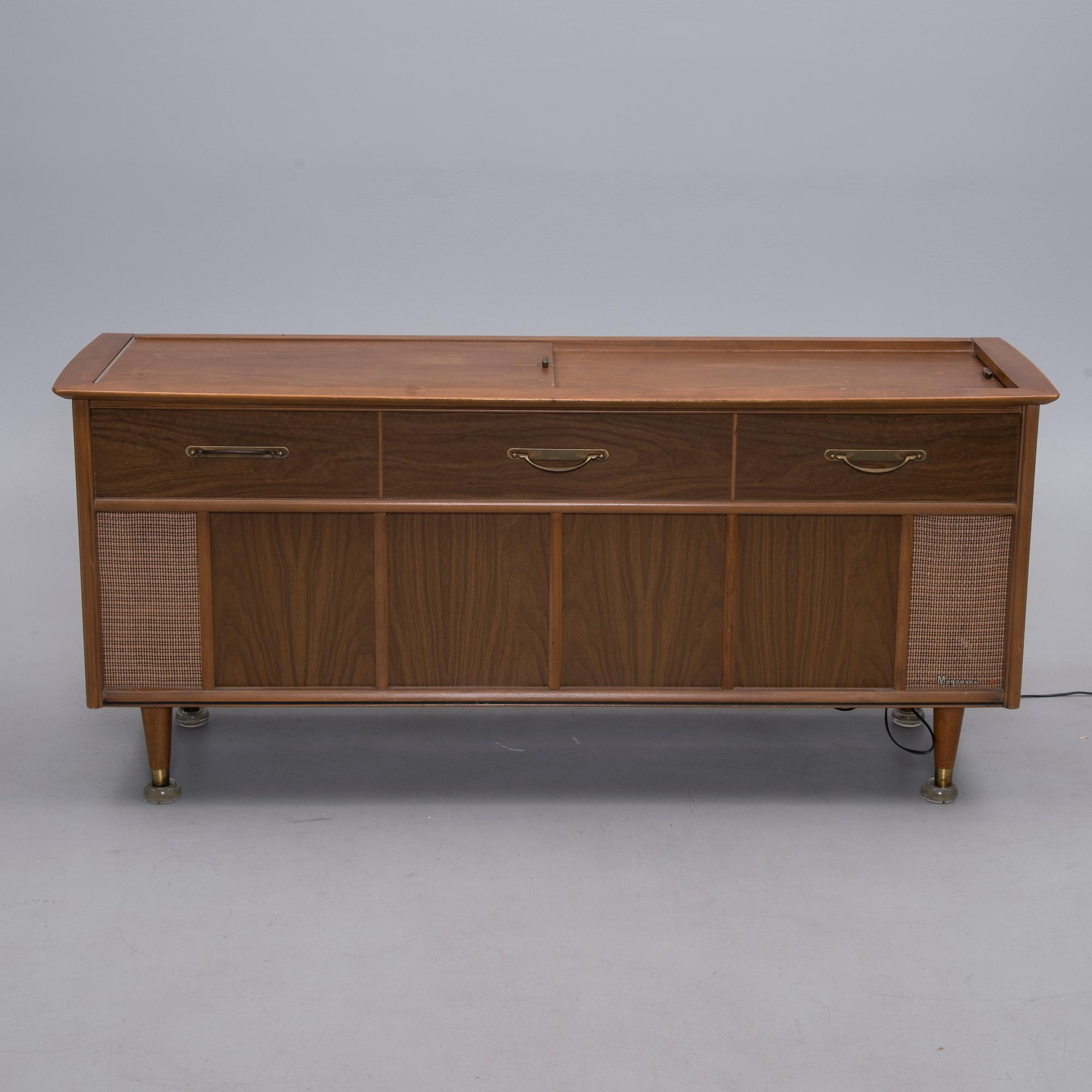 STEREOSKÅP, Magnavox, 1900-talets mitt.