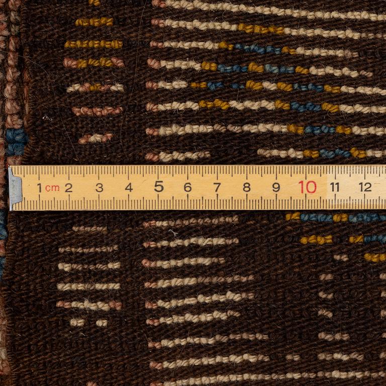 An antique Monastir prayer rug fragment , Ottoman Empire, c 133 x 106 cm.