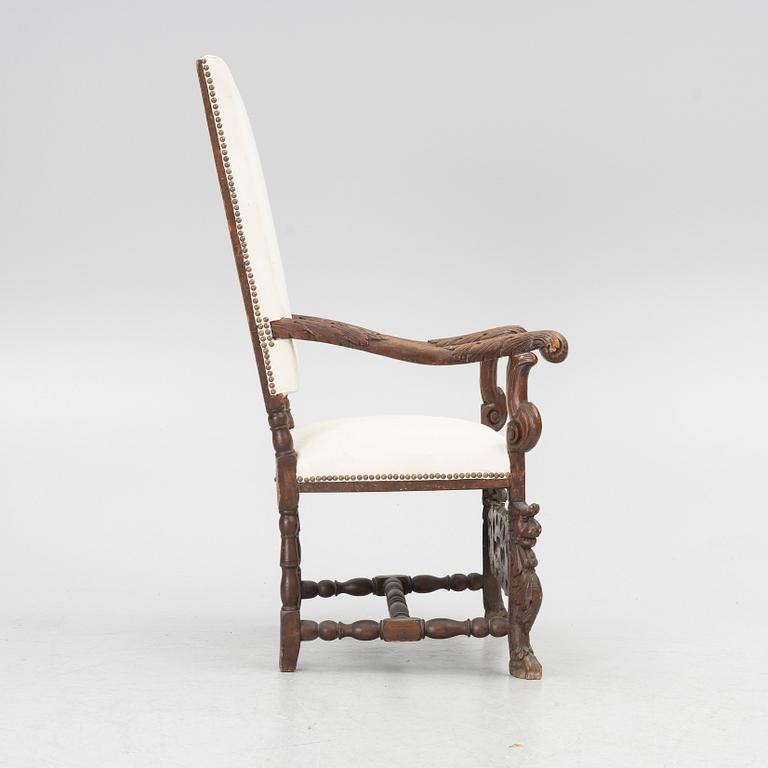 Armchair, Baroque, 18th century.