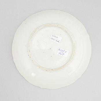 A set of five tea cups with stands, Qing dynasty, Qianlong (1736-95).