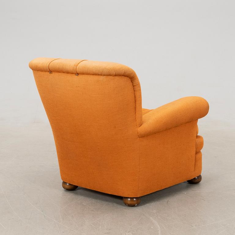 Josef Frank, armchair model no. 336 for the firm Svenskt Tenn, later part of the 20th century.