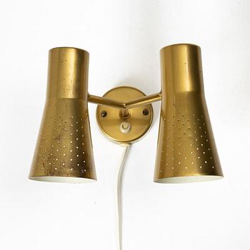 Hans Bergström, a model 416 wall lamp, Philips, mid-20th century.