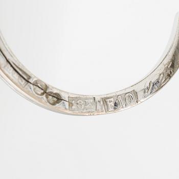 Ring, Sandström & de Wit, 18K white gold with brilliant-cut diamond 0.25 carat.