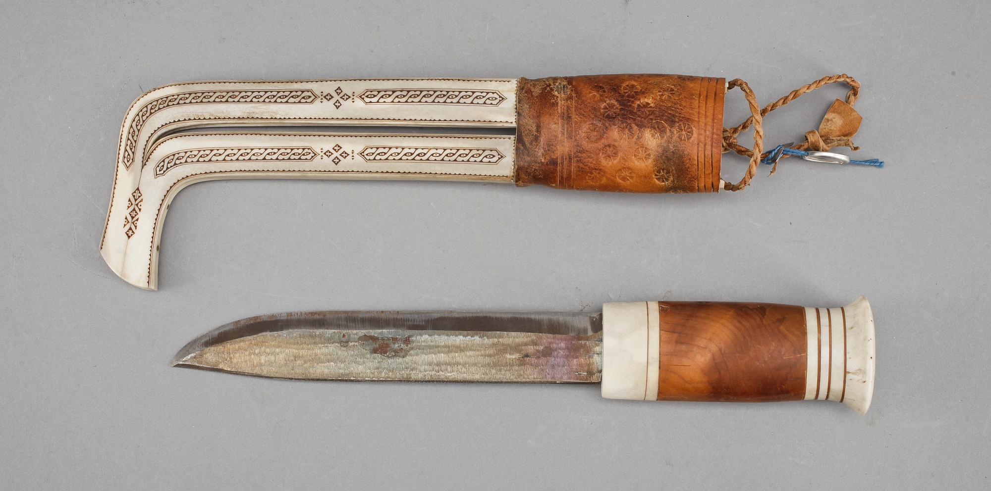 SAMEKNIV, Lars Levi Sunna, signerad.