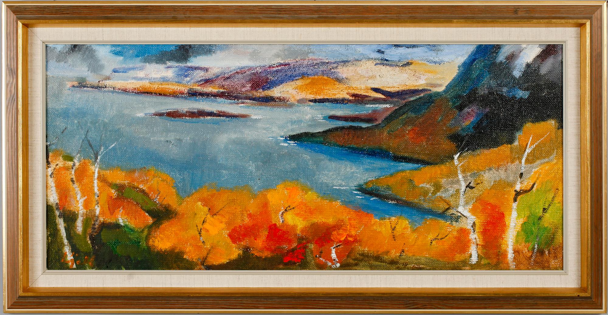 KJELL LEANDER-ENGSTRÖM, olja på duk, sign.