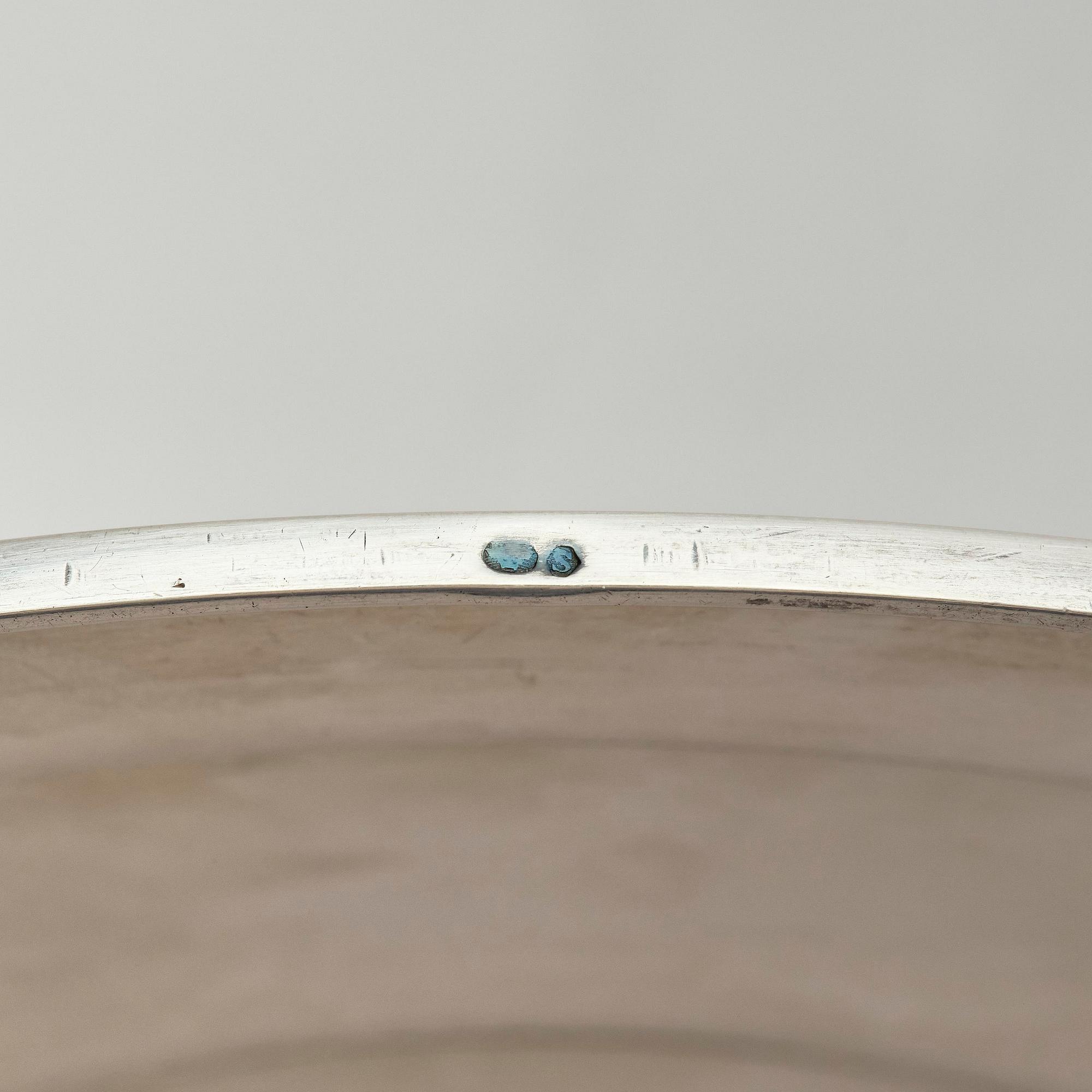 Georg Jensen, a sterling silver tureen with lid, model no 547A, design by Harald Nielsen, Copenhagen 1925-1932.