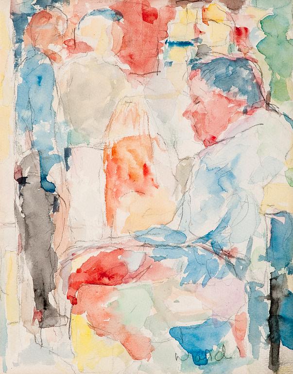 Rafael Wardi, "BY THE MARKET PLACE IN FRIESOLE".