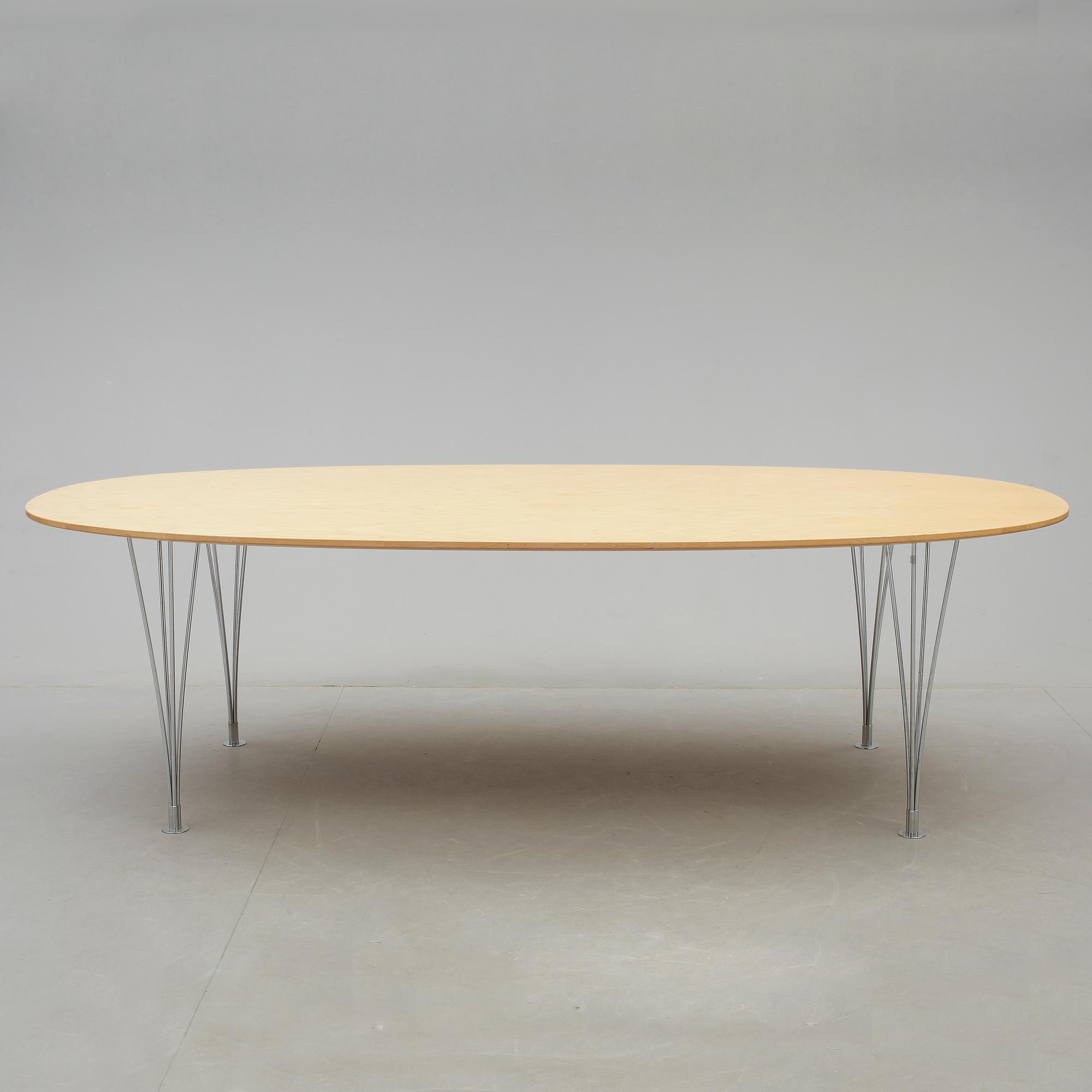 BORD, "Superellips", Piet Hein och Bruno Mathsson, Mathsson International, Värnamo.