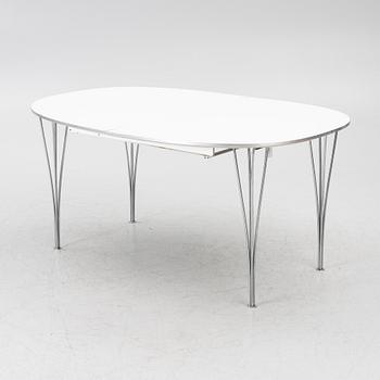 Bruno Mathsson, & Piet Hein, dining table, “Superellipse”, Fritz Hansen, 1987.