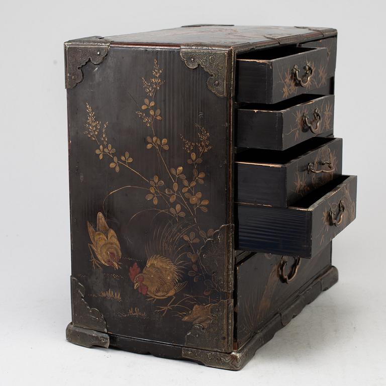 A Japanese cabinet, Meiji period (1868-1912).