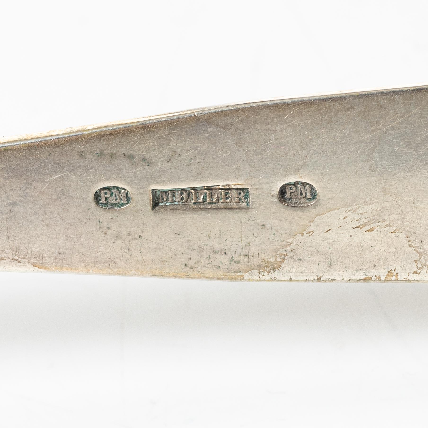 Jens Peter Møller, snuffbox, silver, Aalborg, Denmark, second half of the 19th century.