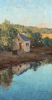 2. Alfred Bergström, Summer landscape, Concarneau.