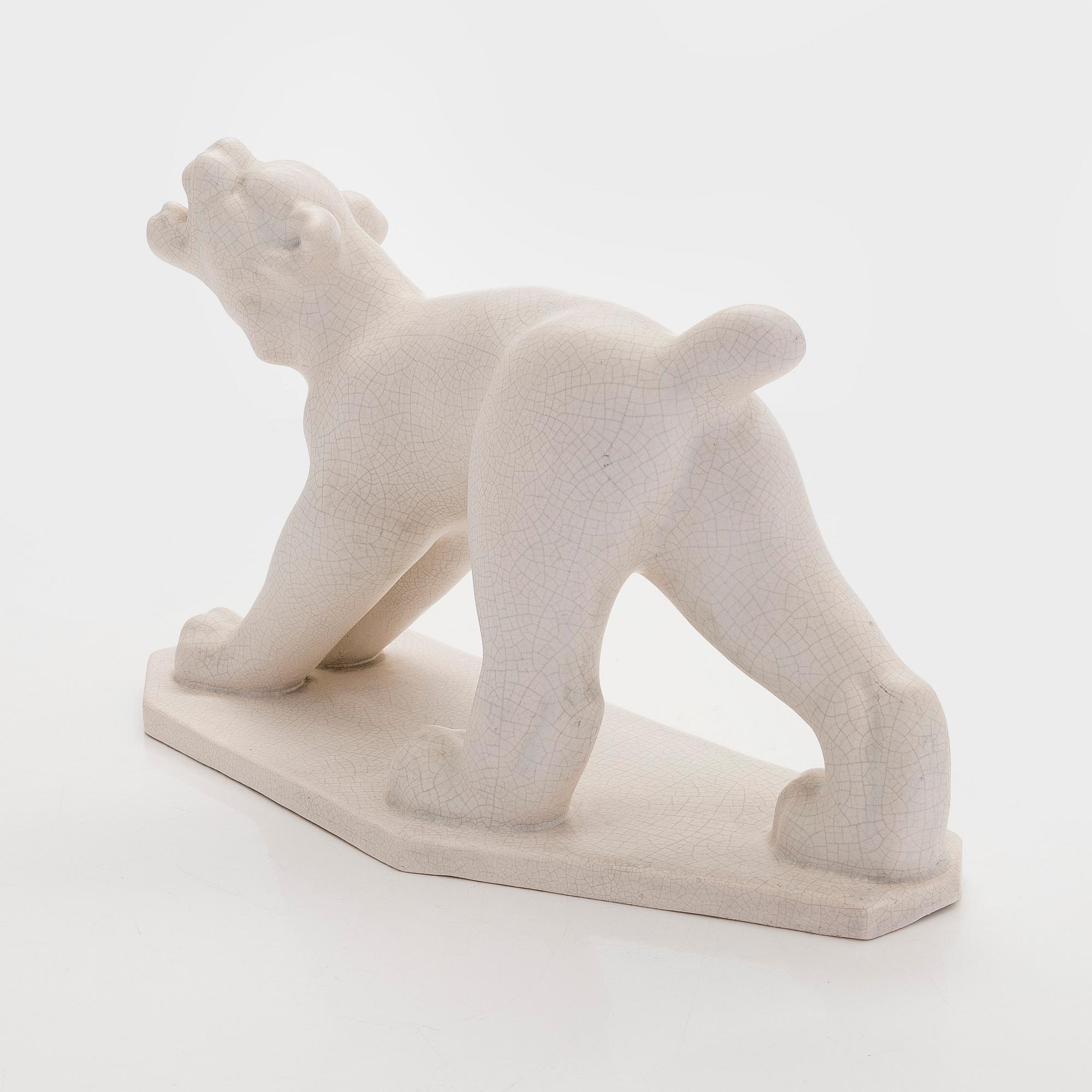 Josef Manuel, A ceramic sculpture, signed.