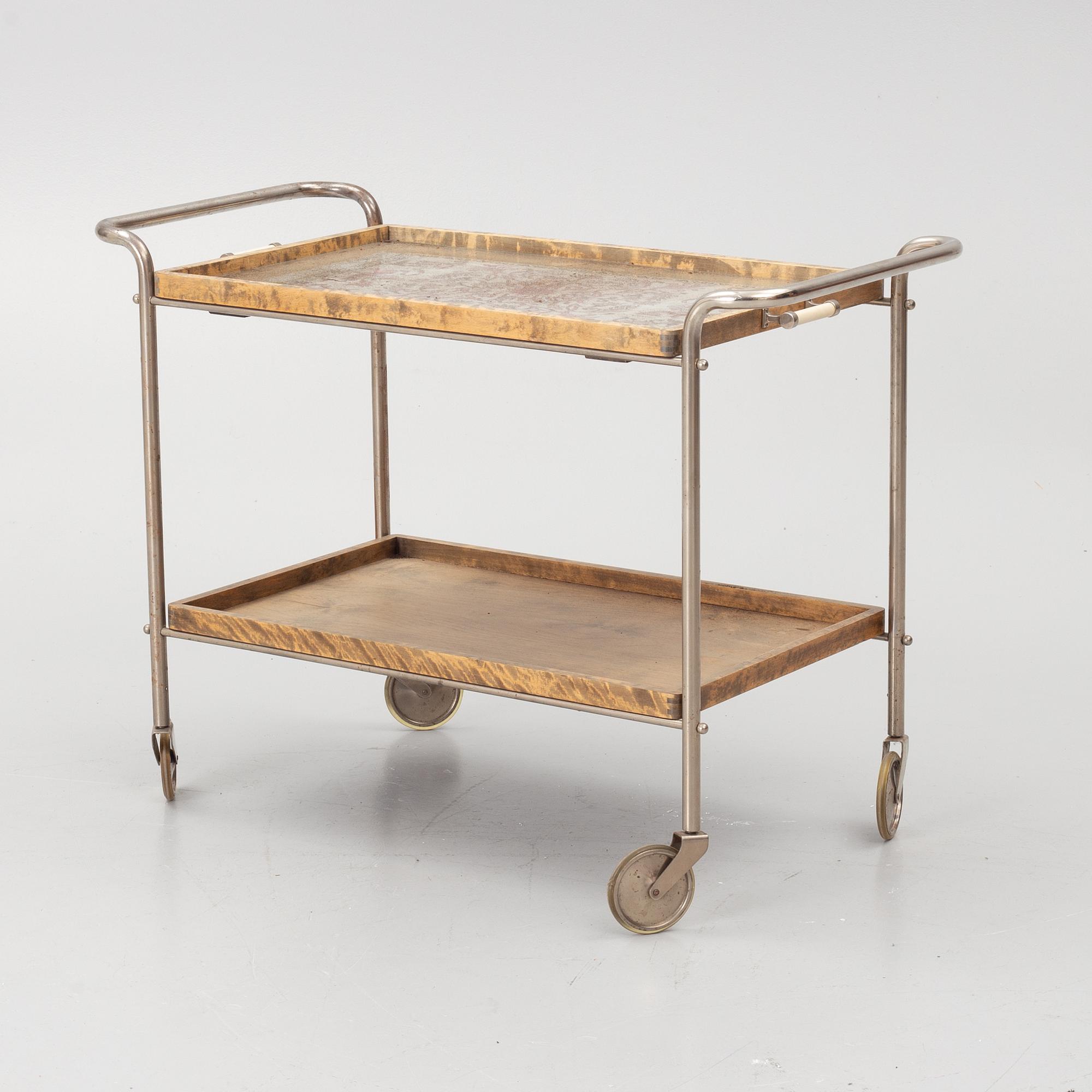 Serving trolley, Functionalist, 1930s.