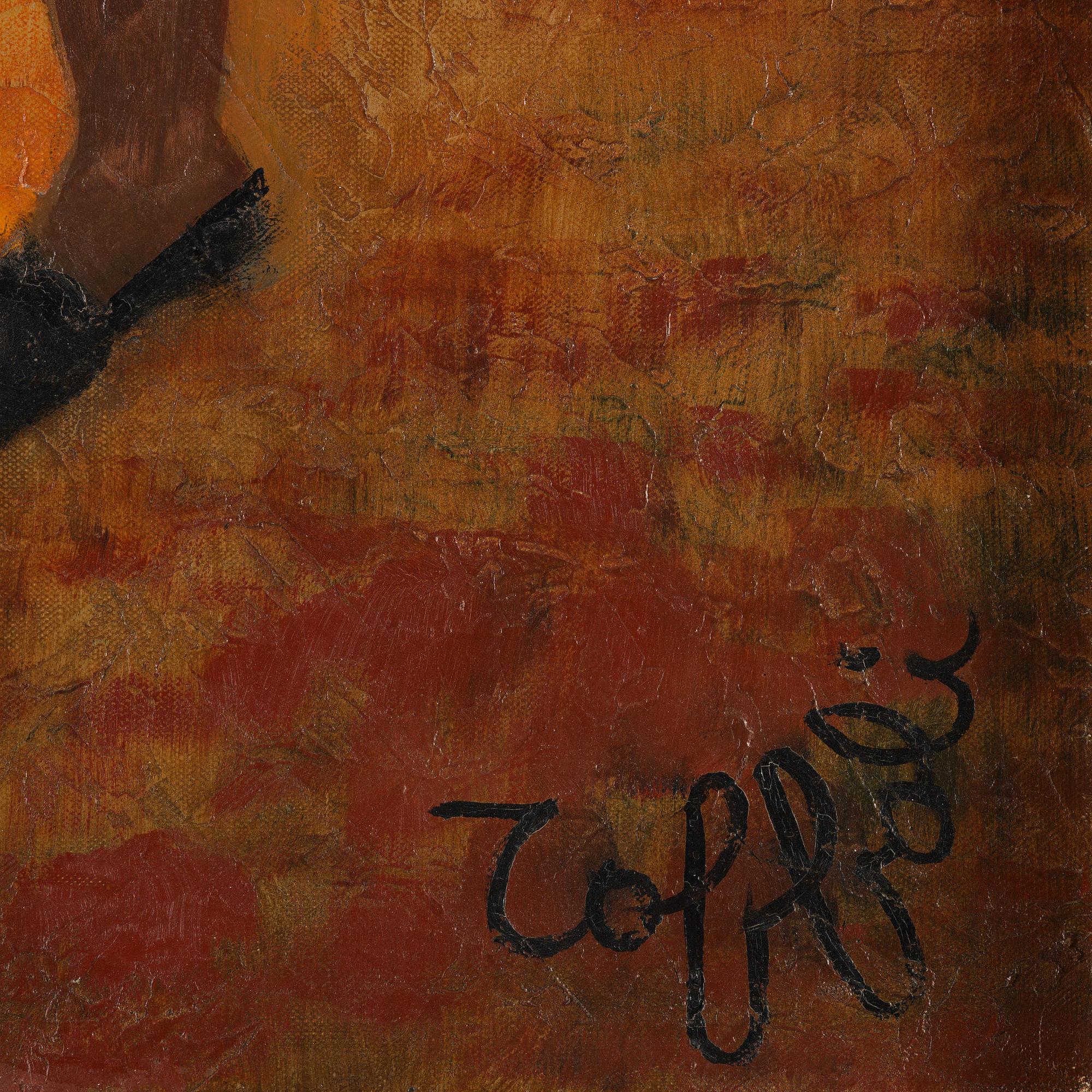 Louis Toffoli, "Chestnut Gatherer in Corsica".