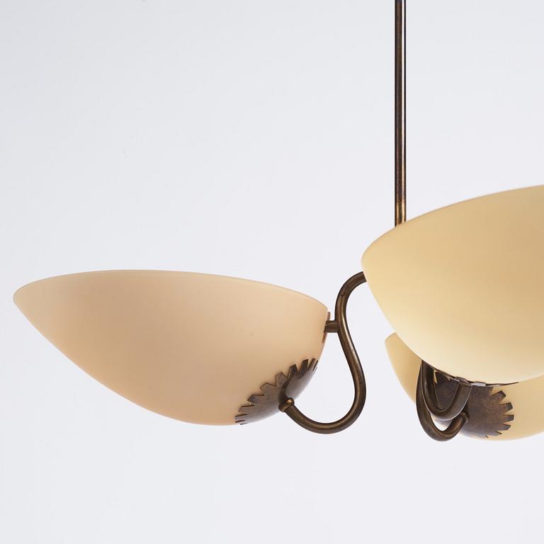 Harald Notini, a ceiling lamp, model '11263/A', Arvid Böhlmarks Lampfabrik, Sweden, 1940s.