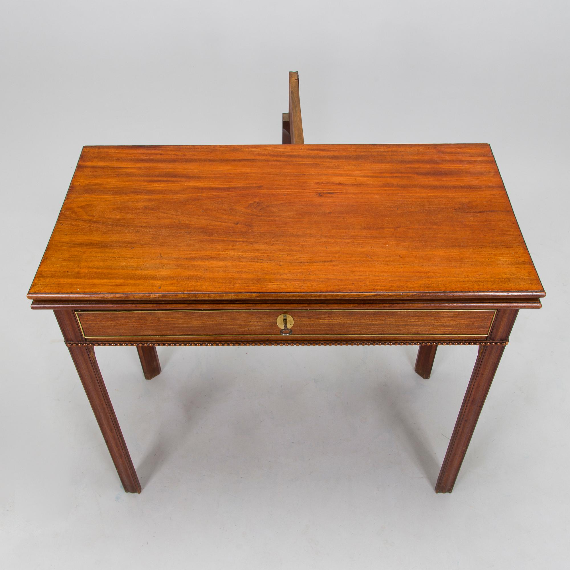 Pelipöytä, Ruotsi 1700-luvun loppu.