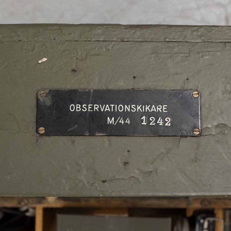 OBSERVATIONSKIKARE MED TILLBEHÖR, m/ 1944 , nr. 1242, för den Svenska Armén.
