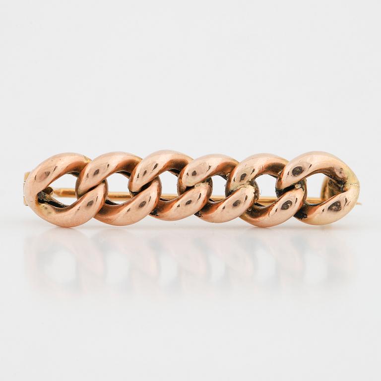 BROSCH, 18K guld.