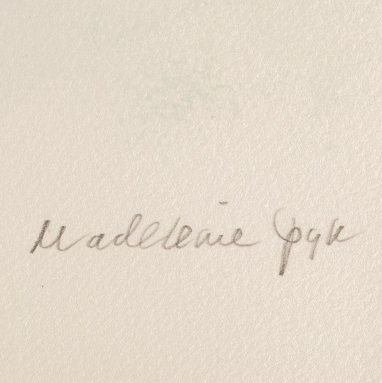 Madeleine Pyk, lithograph in colours, signed 161/200.
