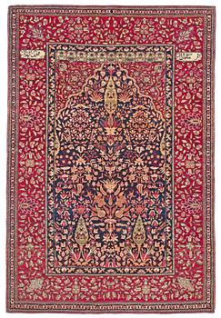 260. ANTIQUE/SEMI-ANTIQUE ESFAHAN. 210 x 143,5 cm.