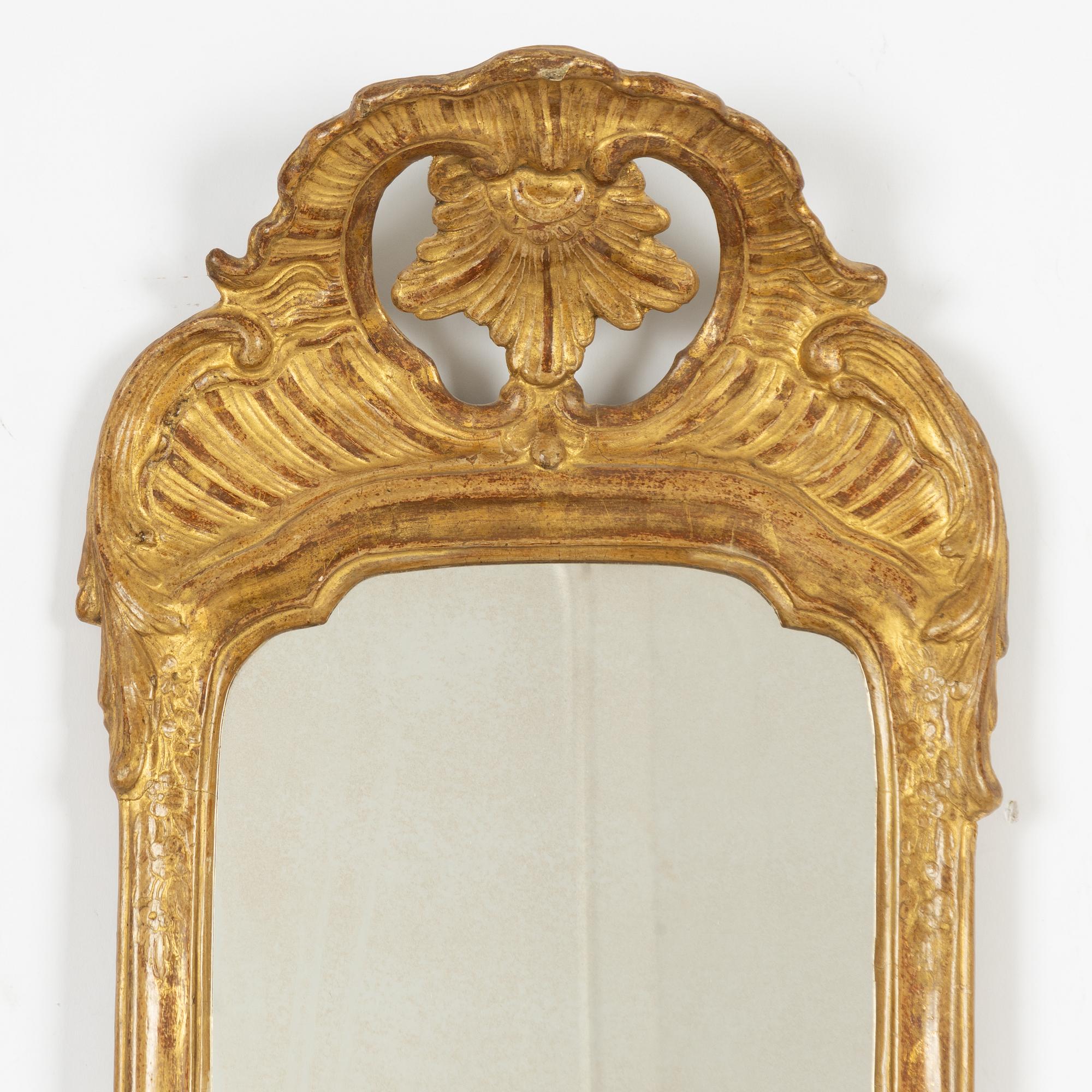 Mirror, Rococo, mid-18th century.