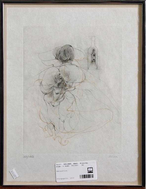 BELLMER, HANS. Etsning, sign. o numr. 50/150.