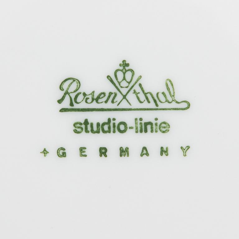 A 28 pieces of porcelain tableware by Tapio Wirkkala, model "Composition/Jääkukka" for Rosenthal, 20th cen.