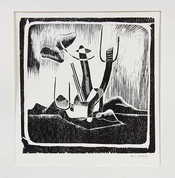 PARTI GRAFIK, ca 30 delar. Bla Einar Jolin, Sven X:et Erixon och Nils Wedel.