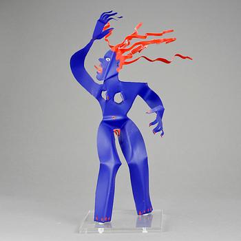 TIMO SOLIN, skulptur, plåt, signerad och daterad -97.