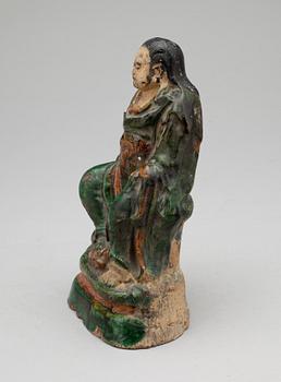 FIGURIN, lergods, Kina, Mingstil, 1800/1900-tal.