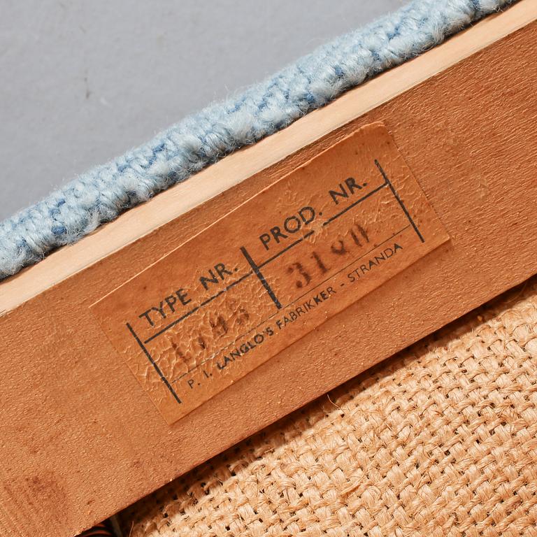 KARMSTOLAR, 4 st, P.I Langlos fabriker, Stranda, Norge, 1900-talets mitt.