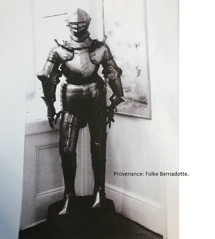 A German metal armour, composite, mid 1500's and later.