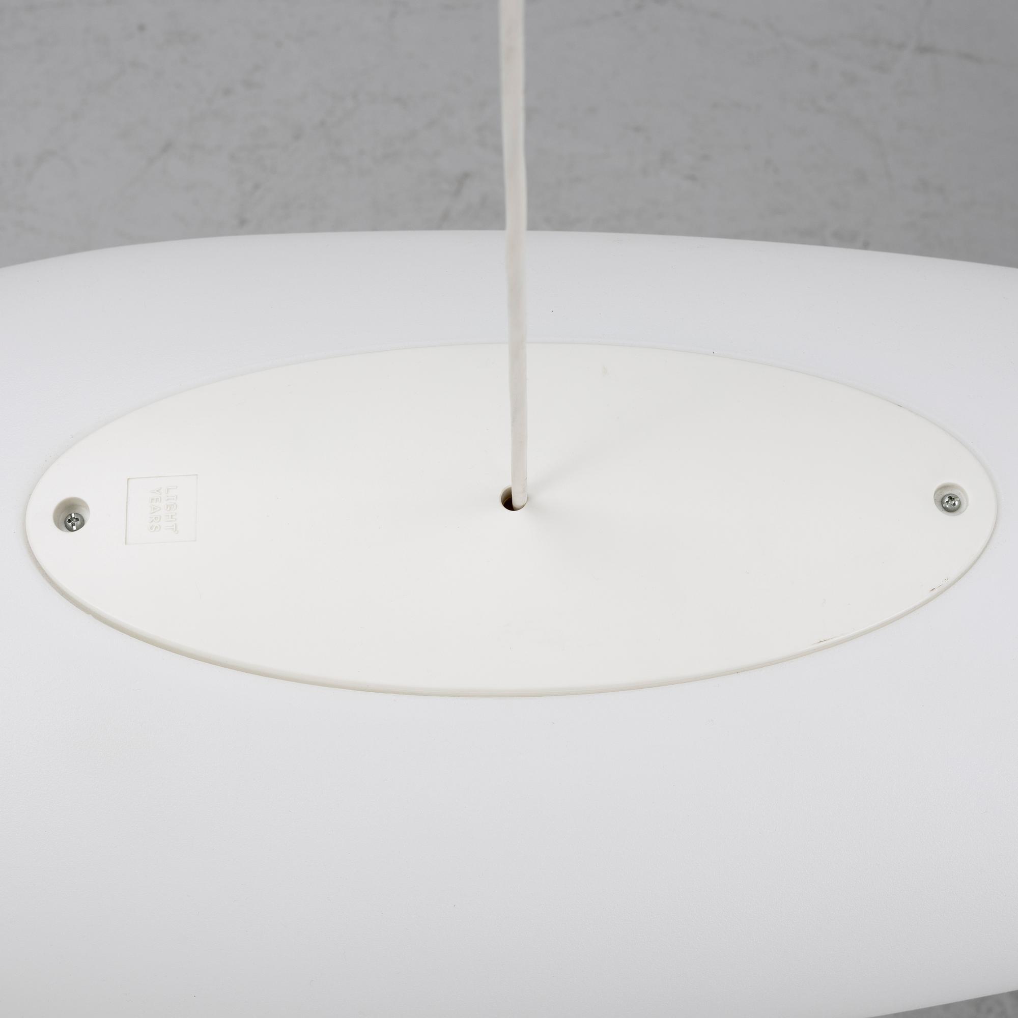 Boris Berlin, two pendant lamps 'Avion', Fritz Hansen, Denmark.