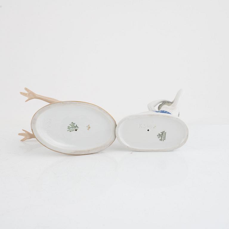 A set of two porcelain figurines. Rosenthal, Germany, 1920s.