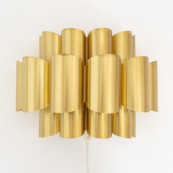 Werner Schou, a brass wall light, Coronell Elektro.