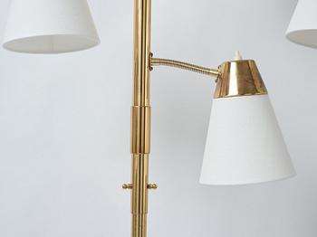 Herbert Ode, a pair floor lamps "Triolett", Ho Armatur, Sjömarken, Sweden ca 1965.