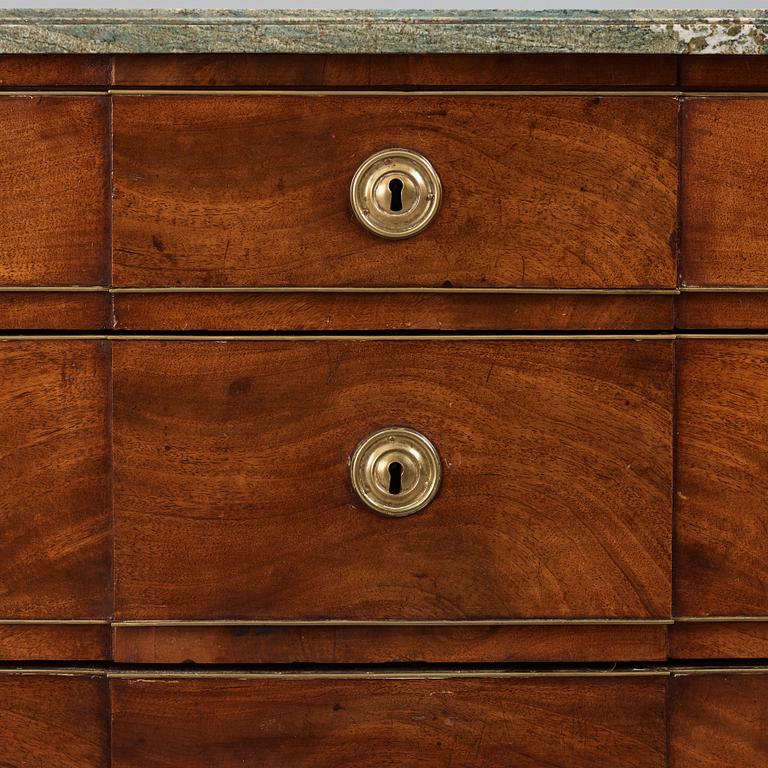 A late Gustavian commode, late 18th Century.