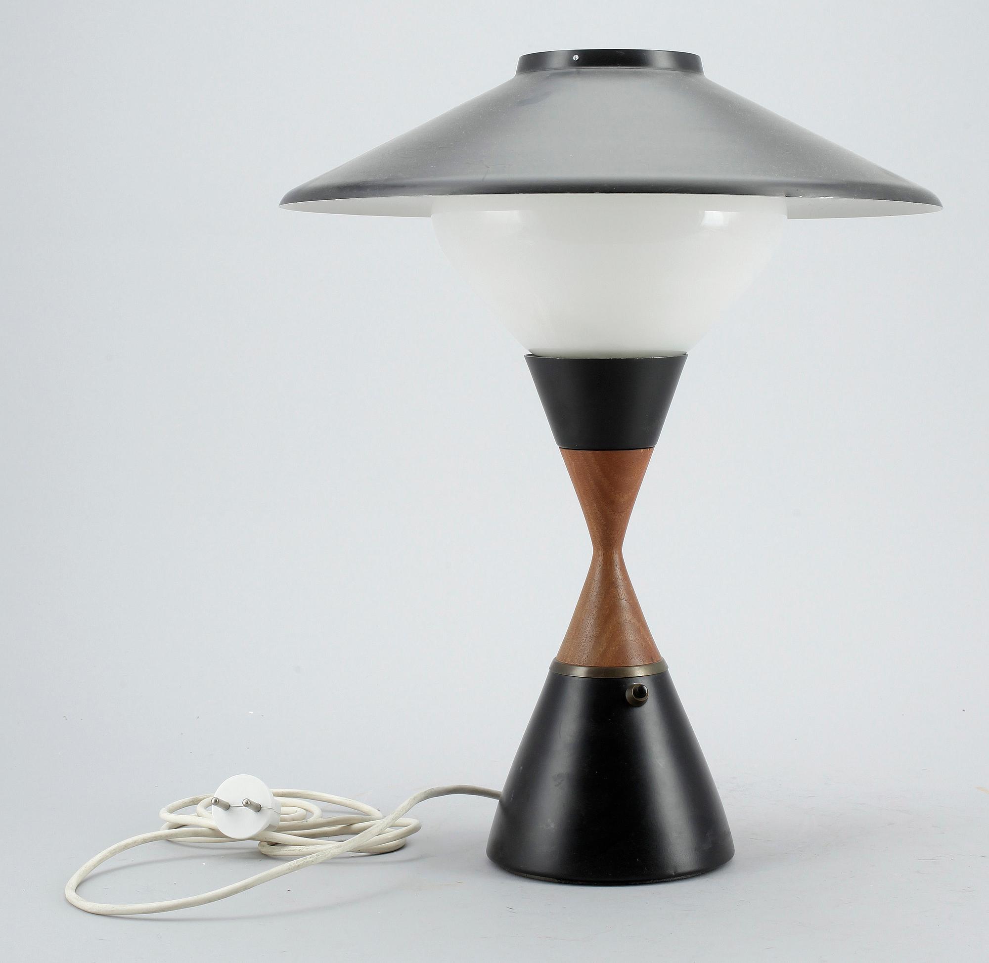 BORDSLAMPA, 1950/60-tal.