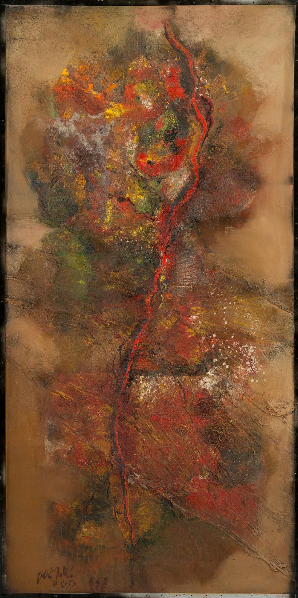 Olli Joki, oil on canvas, signed and dated 2013.